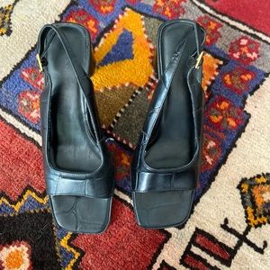 VINTAGE Bandolino Sling back Heeled sandals